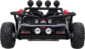 Ramiz Elektrická bugina Racing 5 pre deti +3 sivá + motory 2x200W + diaľkové ovládanie + pomalý štart