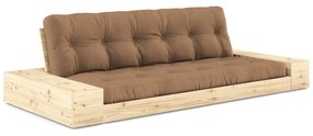 Hnedá rozkladacia pohovka 244 cm Base – Karup Design