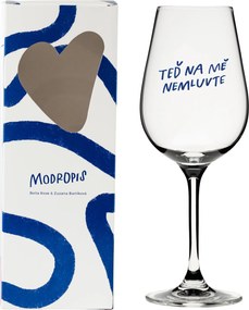 Bella Rose Sklenice na víno Teď na mě nemluvte + krabička