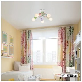 Rabalux 6340 - Prisadený luster LINETT 5xE27/40W/230V