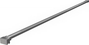 Mexen jednoduchá podpera pre sprchovú stenu 6-8 mm, gun metal - 800-01-95