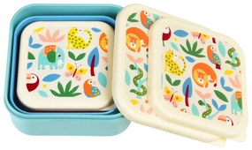 Detský desiatový box 3 ks Wild Wonders – Rex London