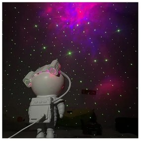 Izoxis Hviezdny projektor Astronaut s diaľkovým ovládaním