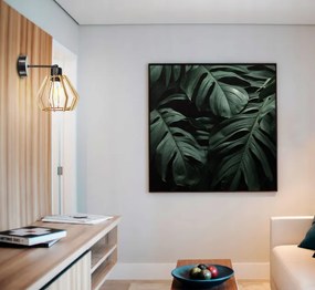 BERGE Nástenná lampa - kinkiet - E27 - DIAMANT - čierna