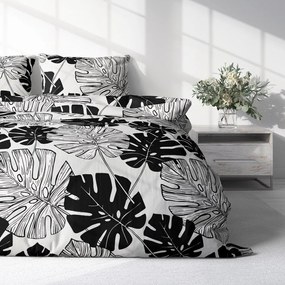 POSTEĽNÉ OBLIEČKY 160x200 + 2 x (70x80) LISTY HARMONY 016