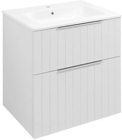 Sapho Sapho, CIRASA umývadlová skrinka 59,2x64x46cm, biela mat strip, CR601-3131S