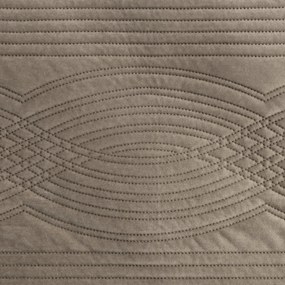 PREHOZ NA POSTEĽ VELVET2 170X210 CM BÉŽOVÝ