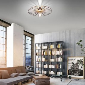 JUST LIGHT. 15636-60 - Stropné svietidlo SPIKE 1xE27/40W/230V pr. 50 cm mosadz