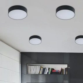 LED stropné svietidlo Monza R 22 3000K čierne