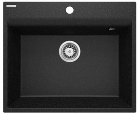 Deante ZRC_210A - Kuchynský drez CORIO 50x60 cm granit/grafit