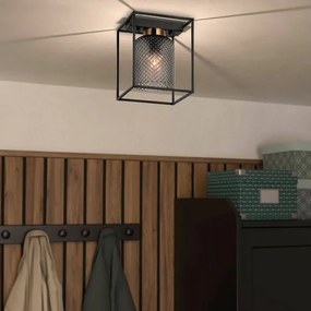 Toolight Toolight, stropné svietidlo 1xE27 APP1264-1C, čierna-zlatá, OSW-06589