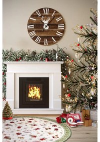 Zelený okrúhly koberec s vianočným motívom s prímesou bavlny ø 160 cm Toy's Delight Green Christmas – Villeroy&amp;Boch