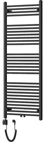 Mexen Mars, elektrické vykurovacie teleso 1500 x 600 mm, 900 W, čierna, W110-1500-600-6900-70