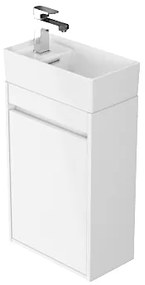 Cersanit Crea - závesná skrinka pod umývadlo 40cm, biely lesk, S924-001