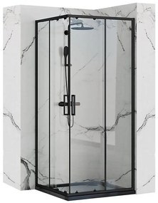 Sprchový kút Punto Rea K4800 80x80x190 black