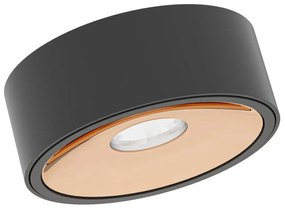 Moderné bodové svietidlo Neo Slim KG čierna/zlatá
