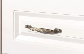 Široká komoda Atik, biela