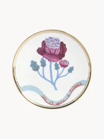 Ručne vyrobený tanier Geranium