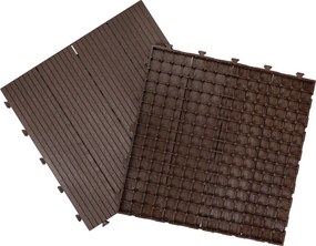 Gumová dlaždica COSMOPOLITAN 45 x 45 cm, hnedá, zosilnená 2,5 cm MHEU5100189