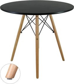 Jedálenský stôl SETTLE čierny FAT1187