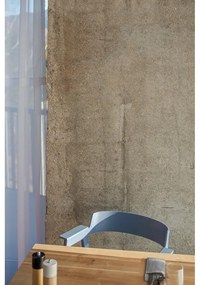 Modrá jedálenská stolička s podrúčkami z dubového dreva Flip – Gazzda