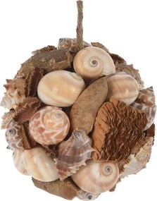 Mušlová guľa na zavesenie ø 10 cm