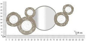 Kovová nástenná dekorácia 106x48 cm Hop – Mauro Ferretti
