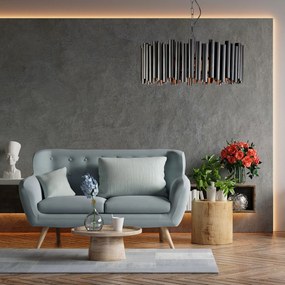 Toolight Toolight, stropné svietidlo 3xE27 APP1306-C, čierna matná, OSW-00944