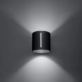 Sollux Lighting Nástenné svietidlo INEZ čierne