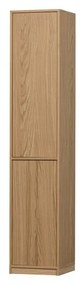 Modulárna skrinka v dekore duba v prírodnej farbe 40x199 cm Modulair – vtwonen