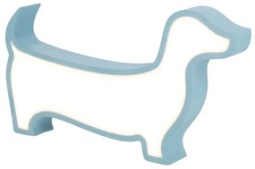 LED Detská stolná lampa DOG LED/12W/230V modrá