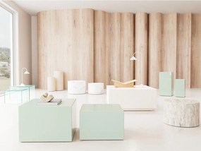 Sklenené konferenčné stolíky v súprave 2 ks 50x50 cm Dice – Actona