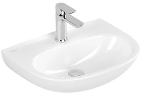 VILLEROY &amp; BOCH O.novo závesné umývadielko s otvorom, s prepadom, 500 x 380 mm, biela alpská, 43405101