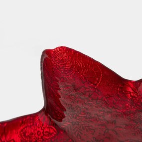 Dekoračný tanier BLITS červený 722011