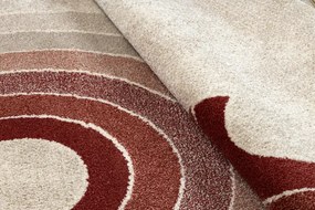 Koberec FUSION 0807 krémový / bordový