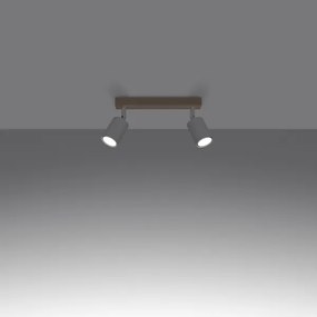 Sollux SL.1286 - Bodové svietidlo VERDO 2xGU10/10W/230V biela