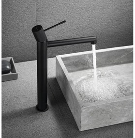 Sapho - Umývadlová batéria SOLARIS 32 cm matná čierna