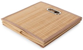 Bambusový úložný box v prírodnej farbe 31x31x31 cm – Compactor