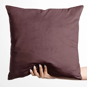 Biante Zamatová obliečka na vankúš Velvet Prémium SVP-019 Hnedofialová 60 x 60 cm