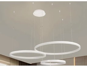 LED Stmievateľný luster na lanku LED/125W/230V 3000-6500K + diaľkové ovládanie