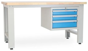 Dielenský stôl Solid OAK-03, 150 cm, závesný box, dub