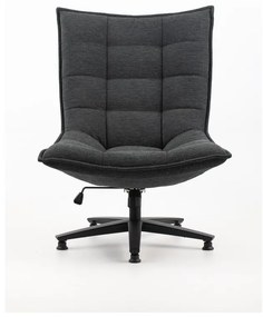 Tmavosivé kreslo Cave – Marckeric