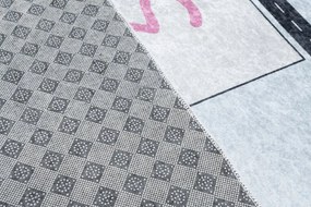 Detský koberec s motívom cesty a hry škôlka Šírka: 80 cm | Dĺžka: 150 cm