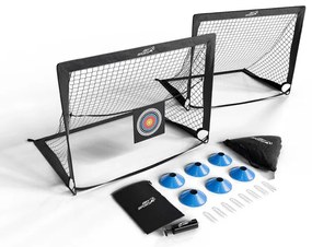 InternetovaZahrada Sada 2 ks skladacích futbalových bránok