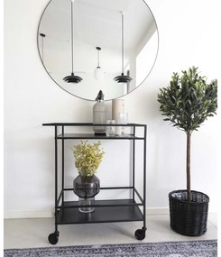 Čierny barový vozík House Nordic Vita