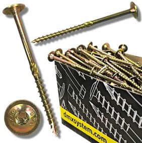 DOMAX| Skrutky do dreva s tanierovou hlavou | 5X90 mm | 150ks