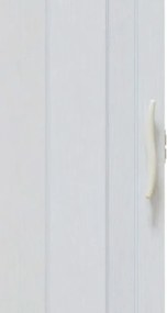 Skladacie dvere 001P biely dub matný 100 cm