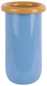 Modrá sklenená váza (výška 25 cm) Plegado – PT LIVING