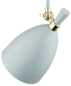 Argon 4685 - Luster na tyči CHARLOTTE 1xE27/15W/230V modrá/zlatá