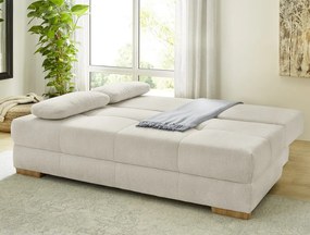 Rozkladacia pohovka na spanie Calli, béžová látka